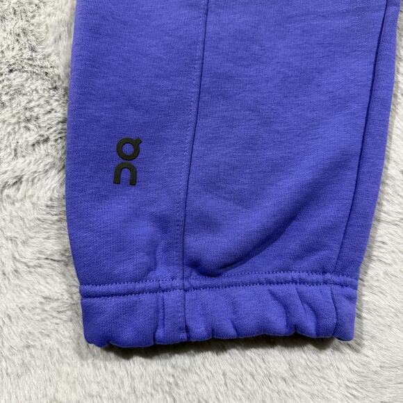 On Cloud Running Club Pants Womens XL Purple Organic Cotton Joggers Swiss - Picture 9 of 13